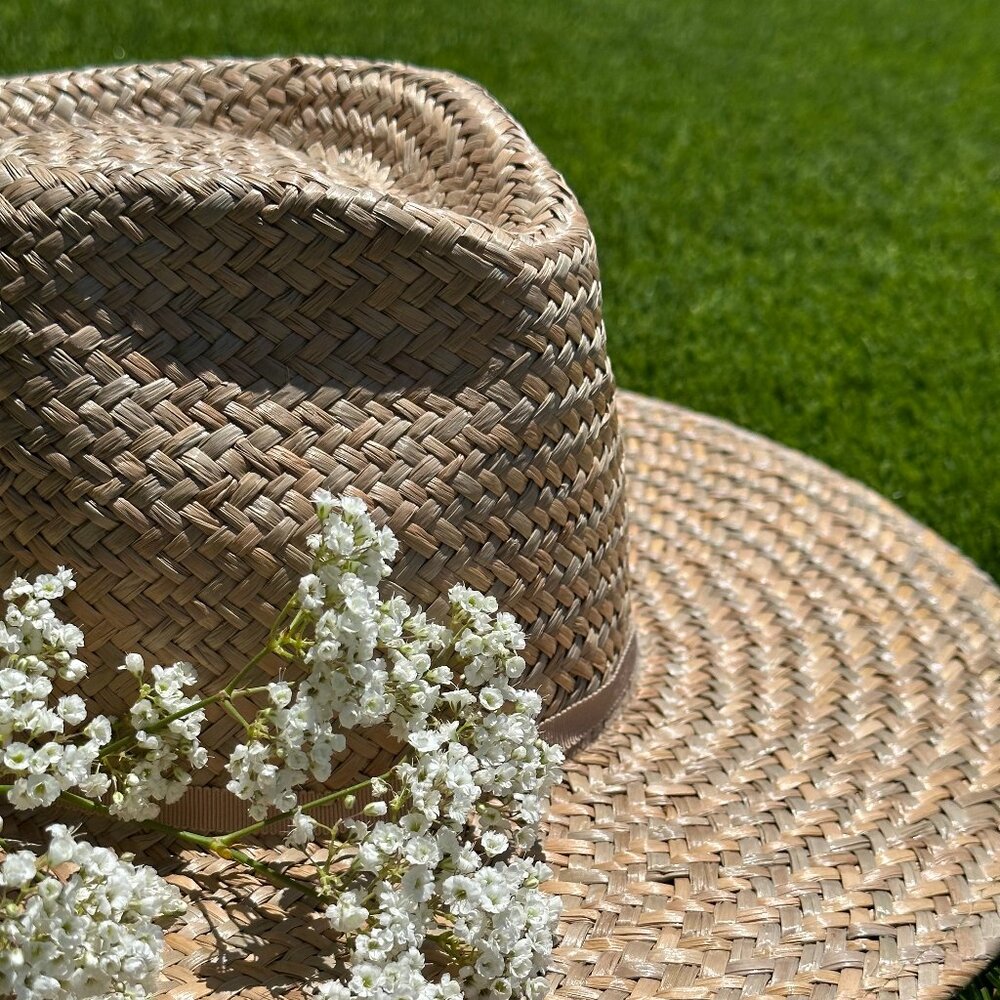 Olive & Pique Structured Straw Rancher Hat